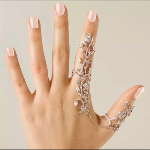 Jewelry - Hand Jewelry- Rings - Stack Knuckle Band | Bridal Jewelry | Wedding